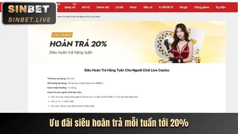 Các chương trình khuyến mãi mới nhất của 78vin