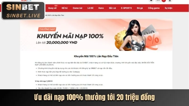 Thưởng nạp tiền hàng ngày 78vin